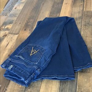 Womens 7 for All Mankind Jeans, 28, Bootcut